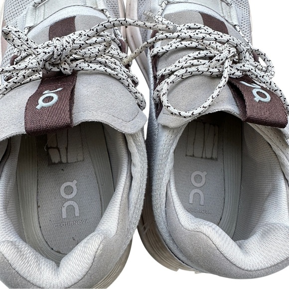 On RUNNING on cloud Cloudnova Sneakers shell womens size 10 - Picture 5 of 10
